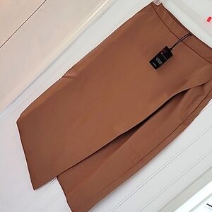 NWT N:PHILANTHROPY ASYMMETRICAL FAUX LEATHER SKIRT